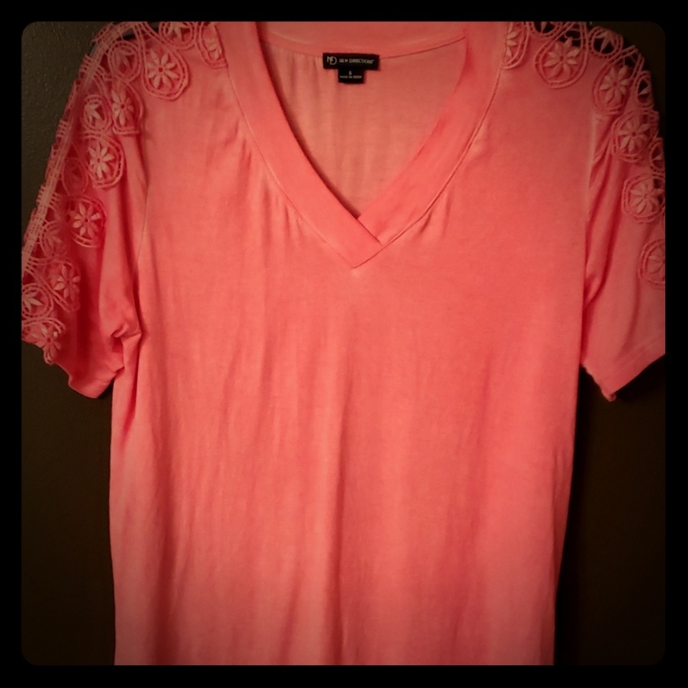 Pink flirty shirt